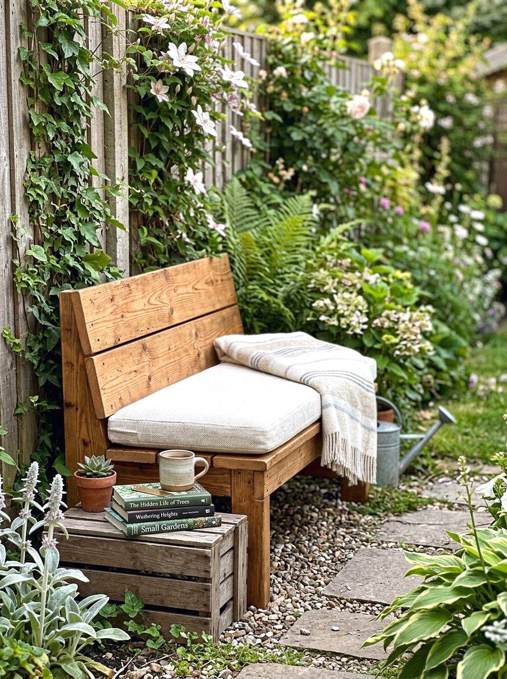 Tiny Bench Reading Corner