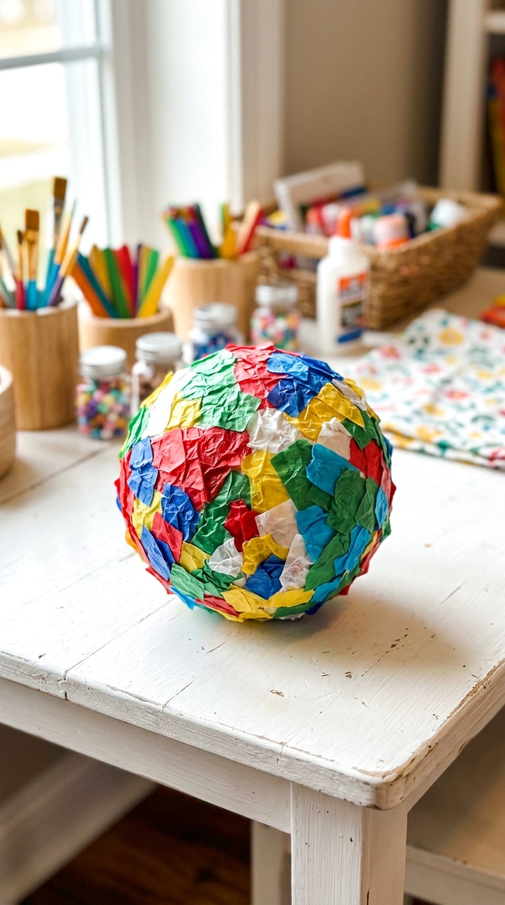 Tissue Paper Beach Ball