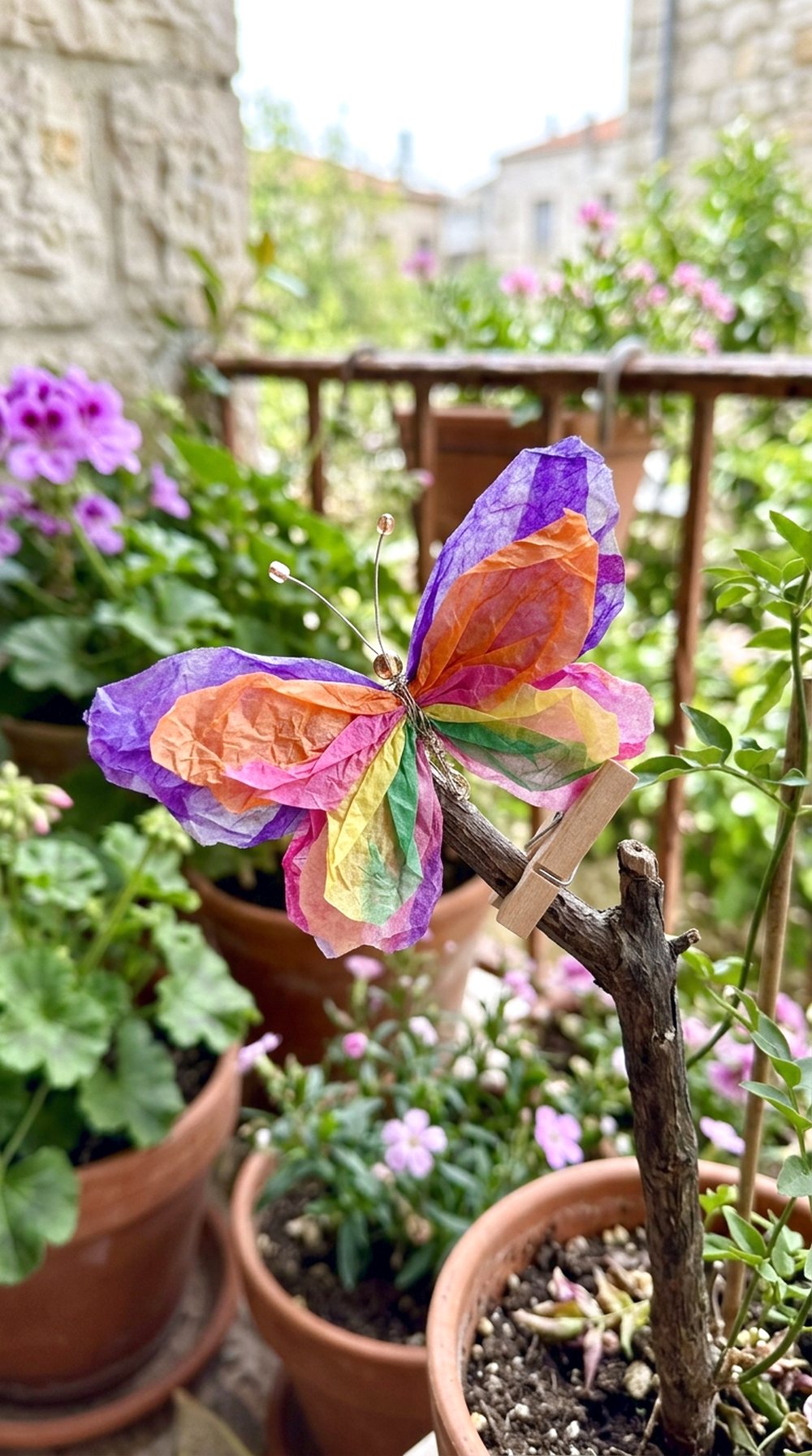 Tissue Paper Butterfly