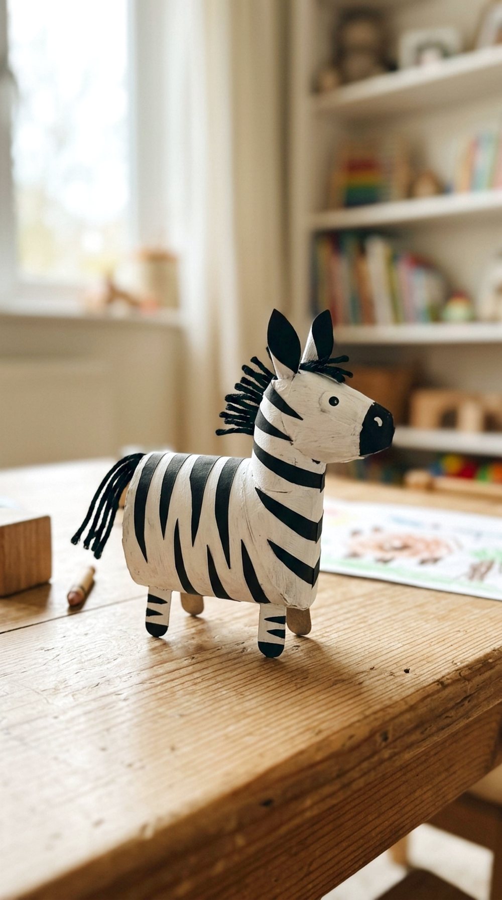 Toilet Roll Zebra