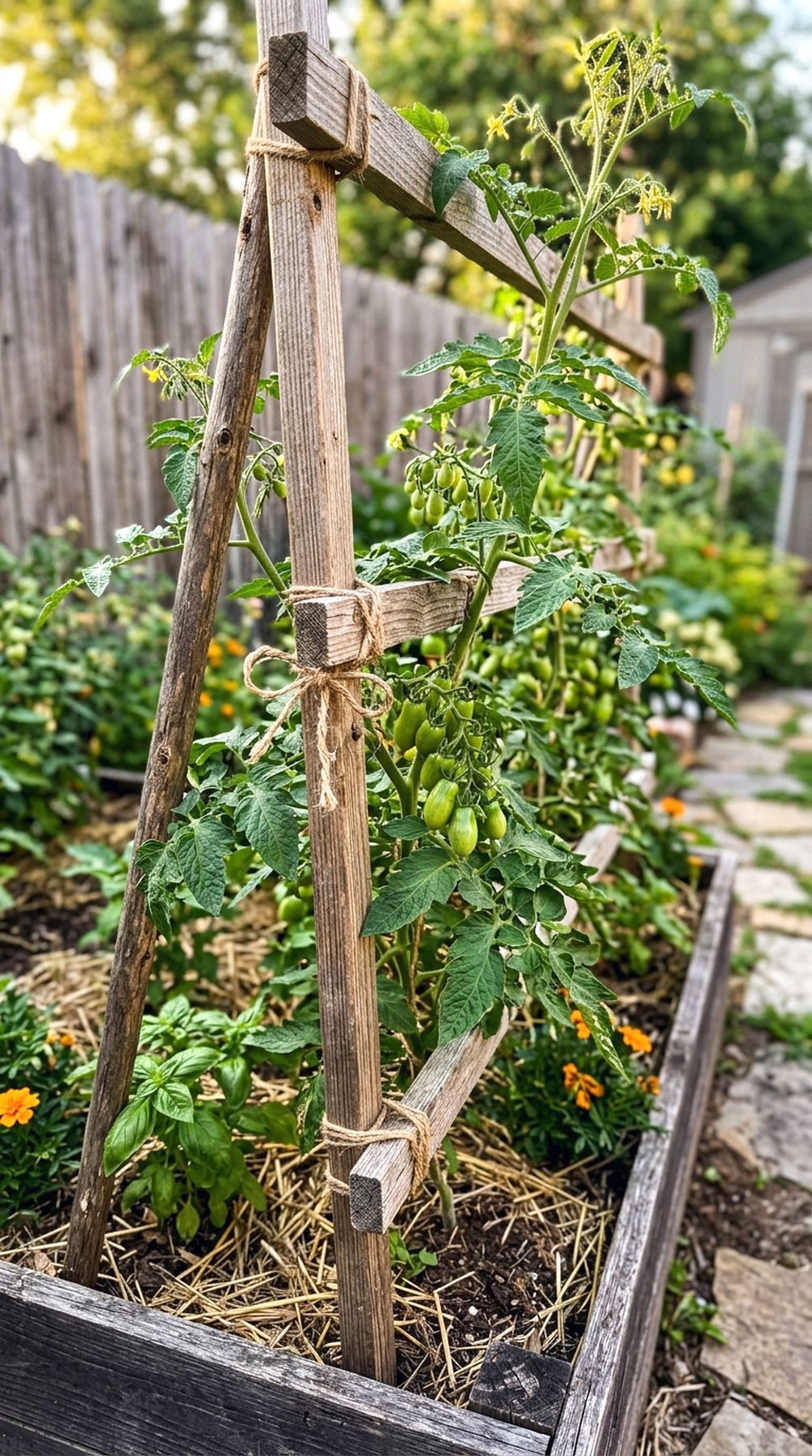 Tomato Trellis Feature