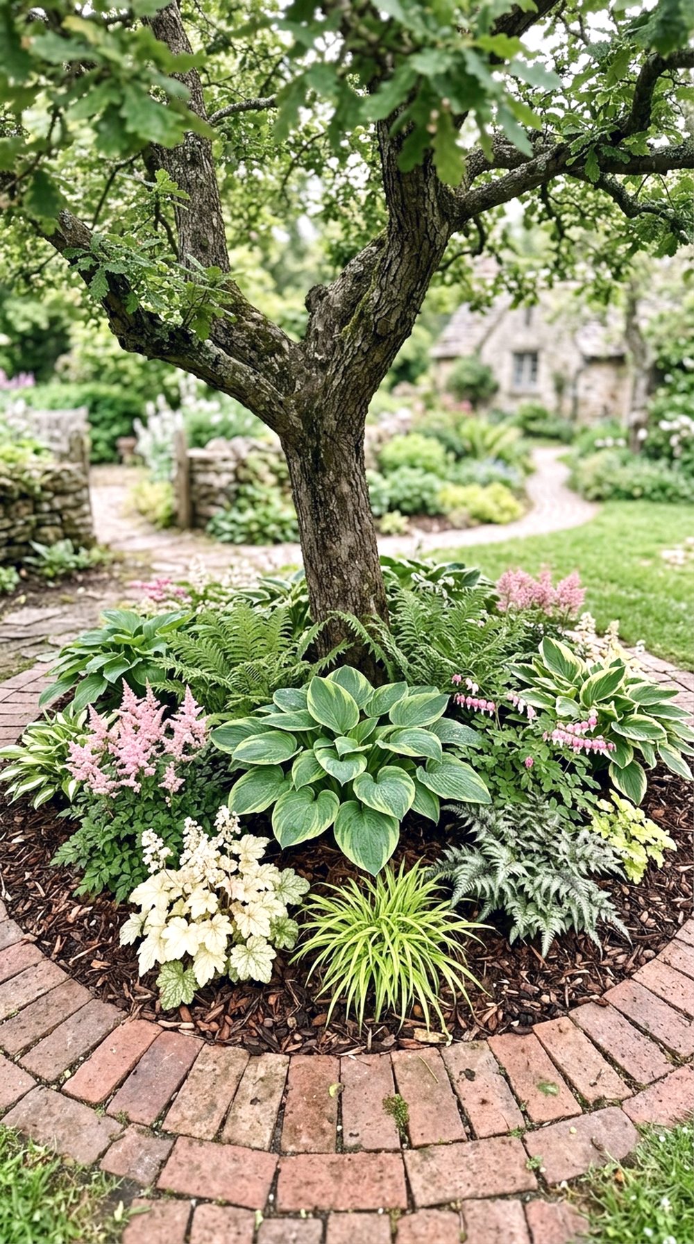Tree Ring Flower Bed