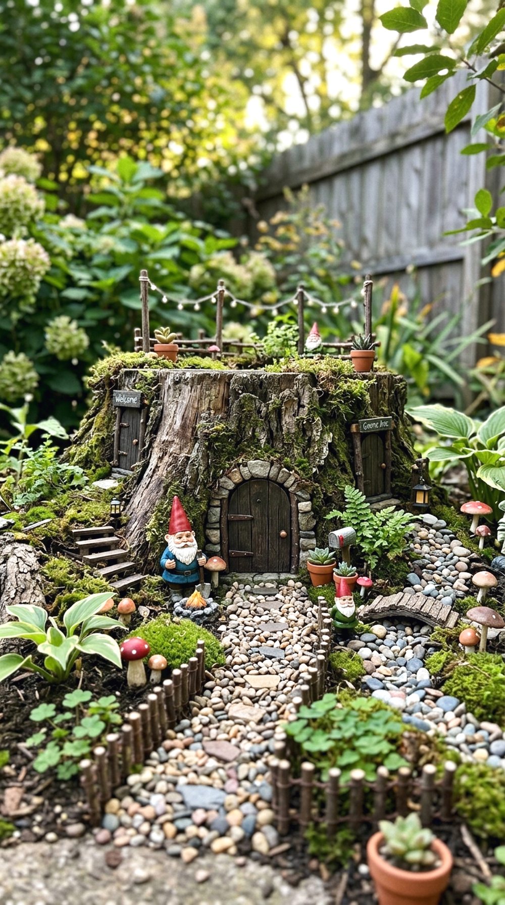 Tree Stump Gnome Village