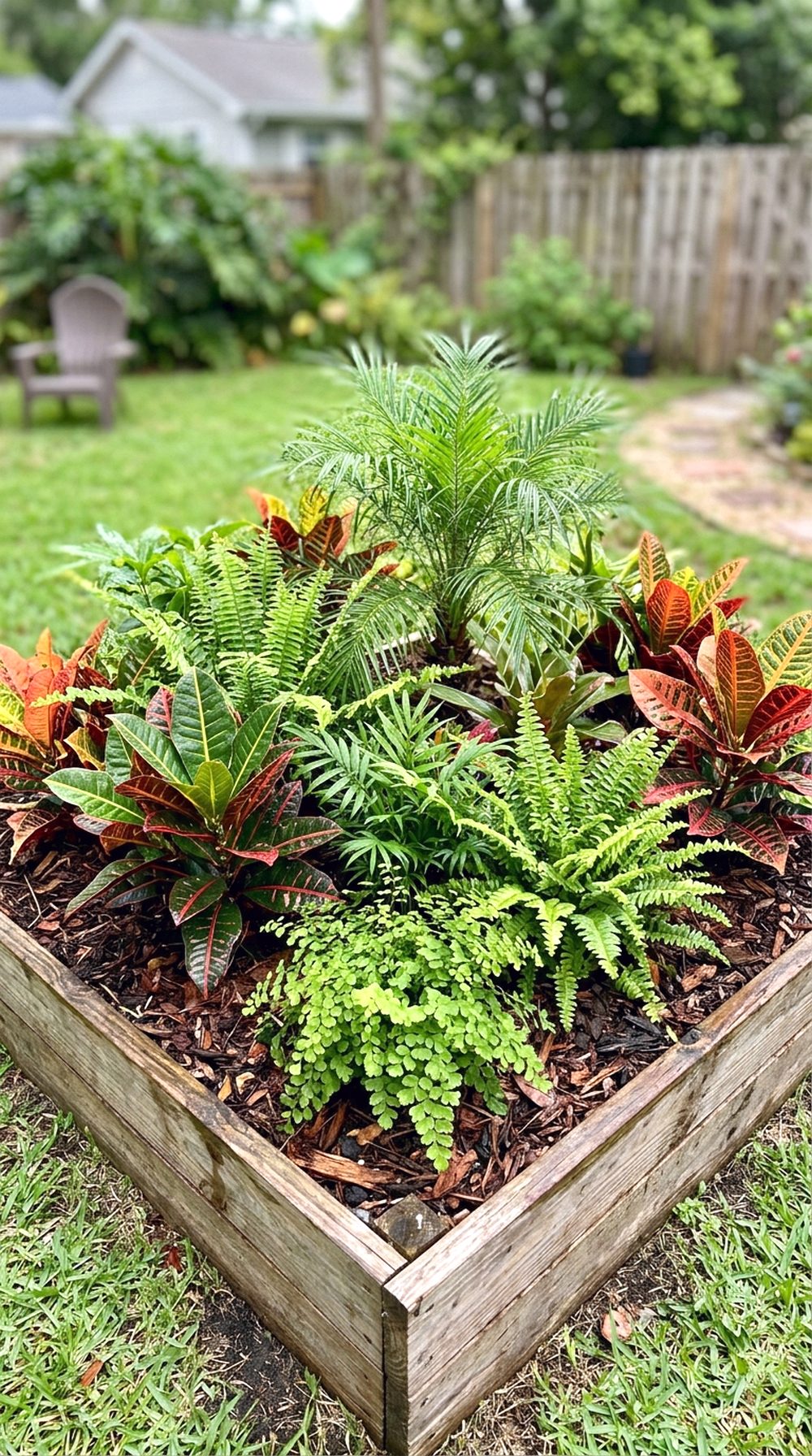 Tropical Raised Garden Bed