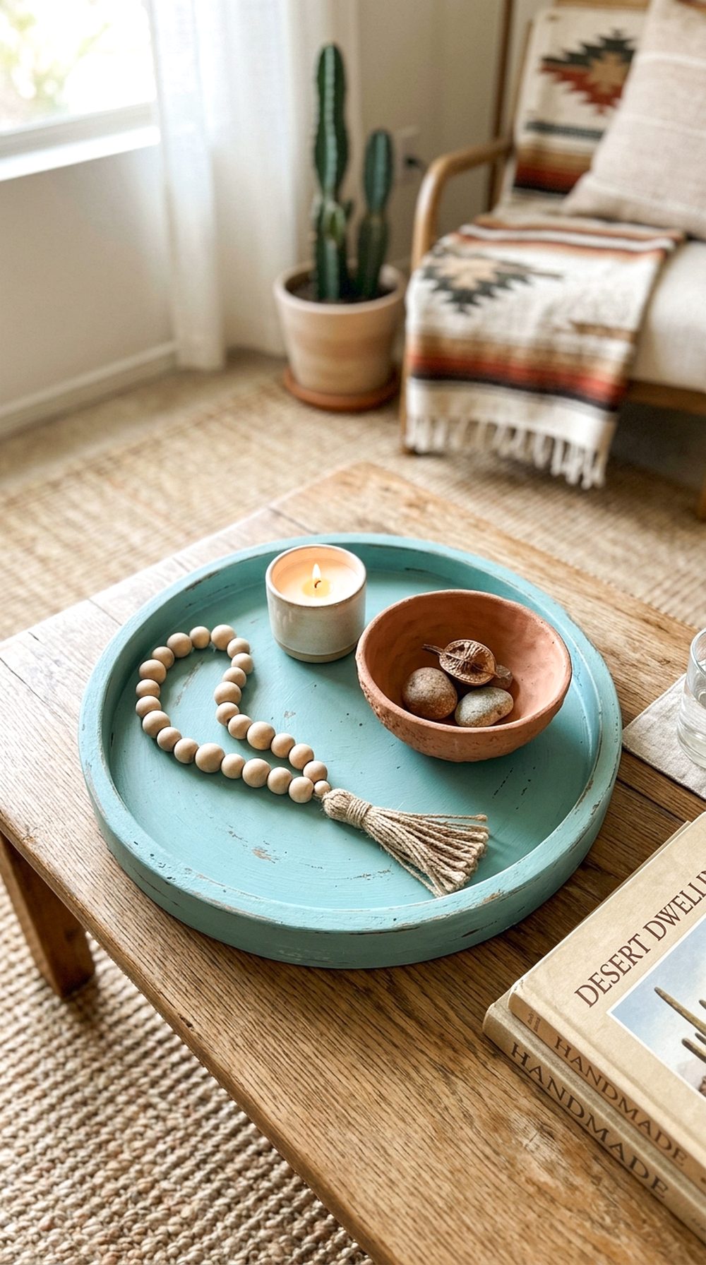 Turquoise Accent Tray
