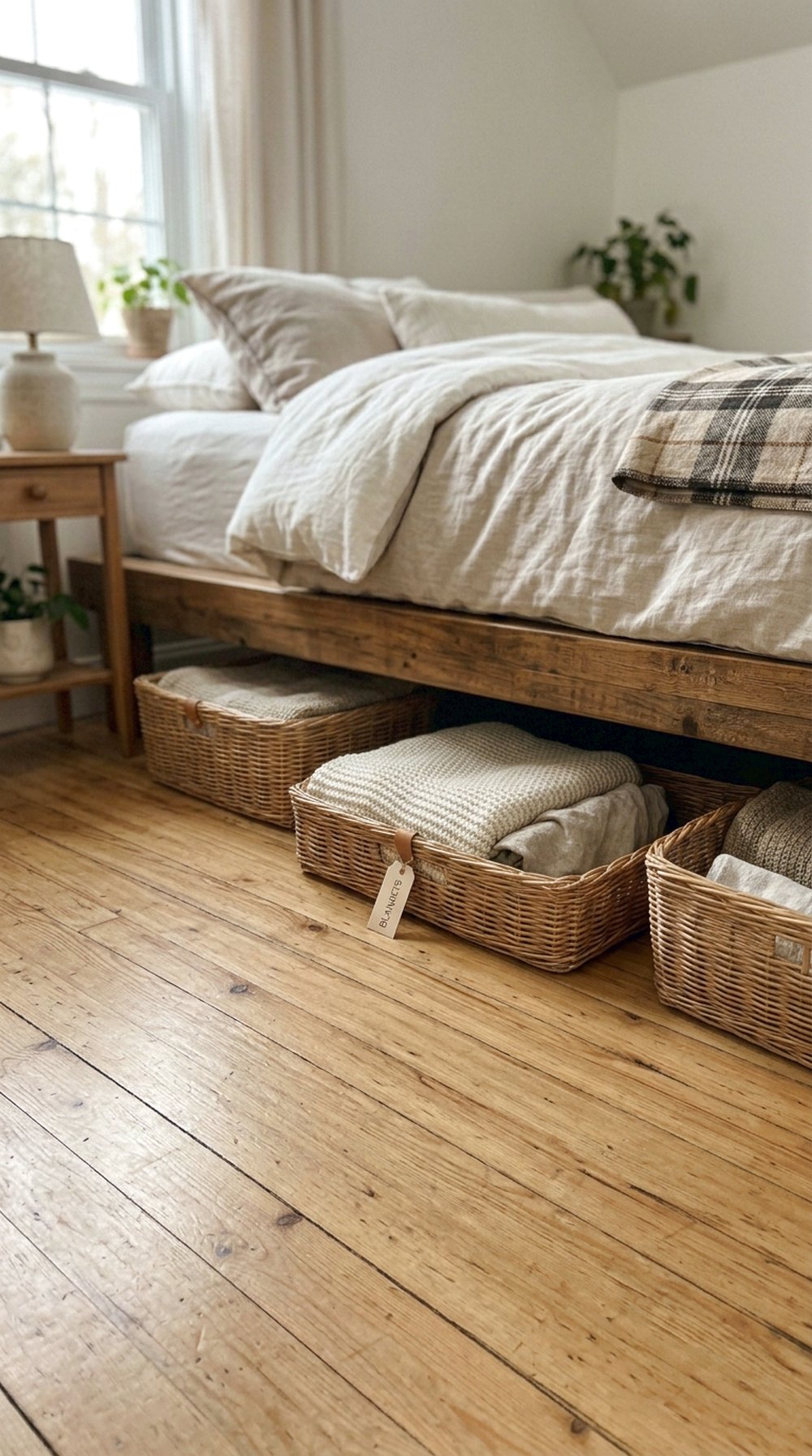 Under-Bed Basket Storage
