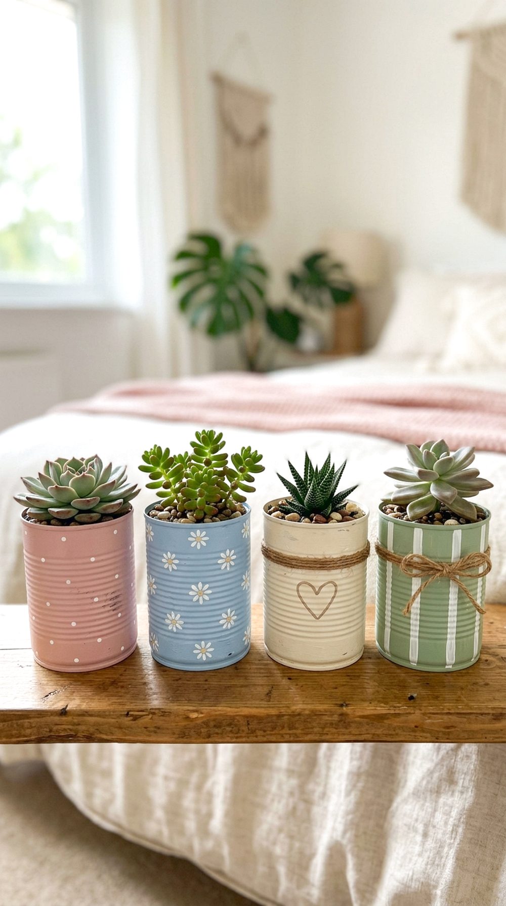 Upcycled Tin Can Planters