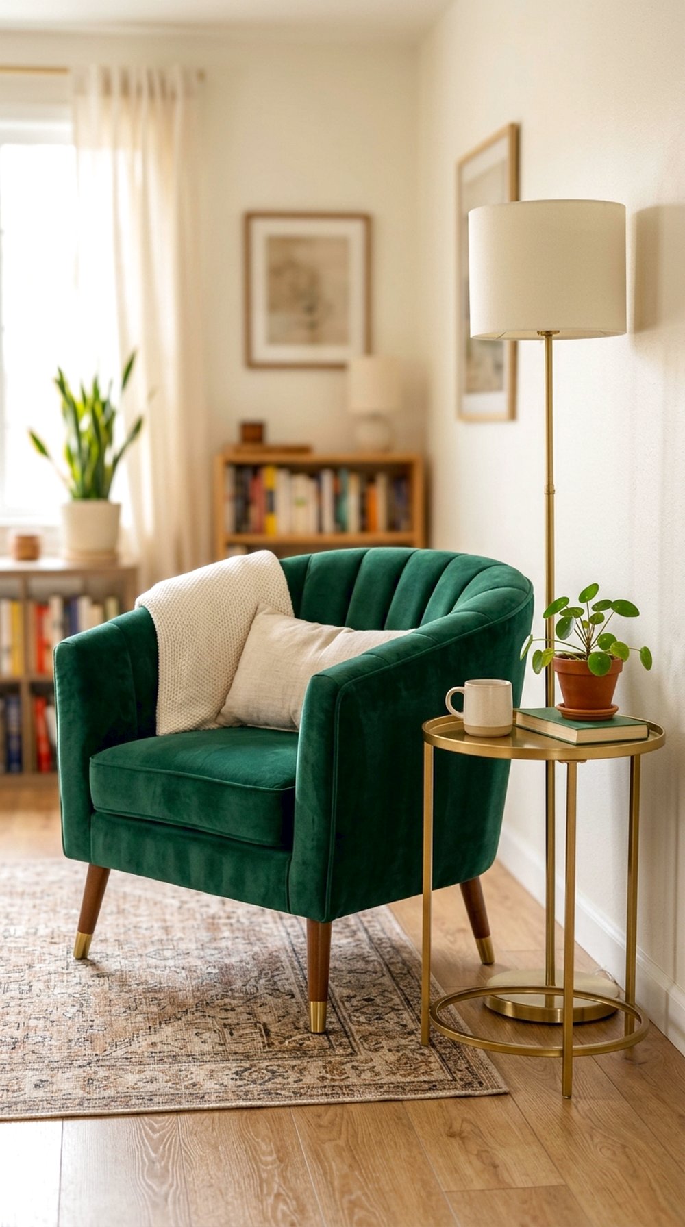 Velvet Accent Chair