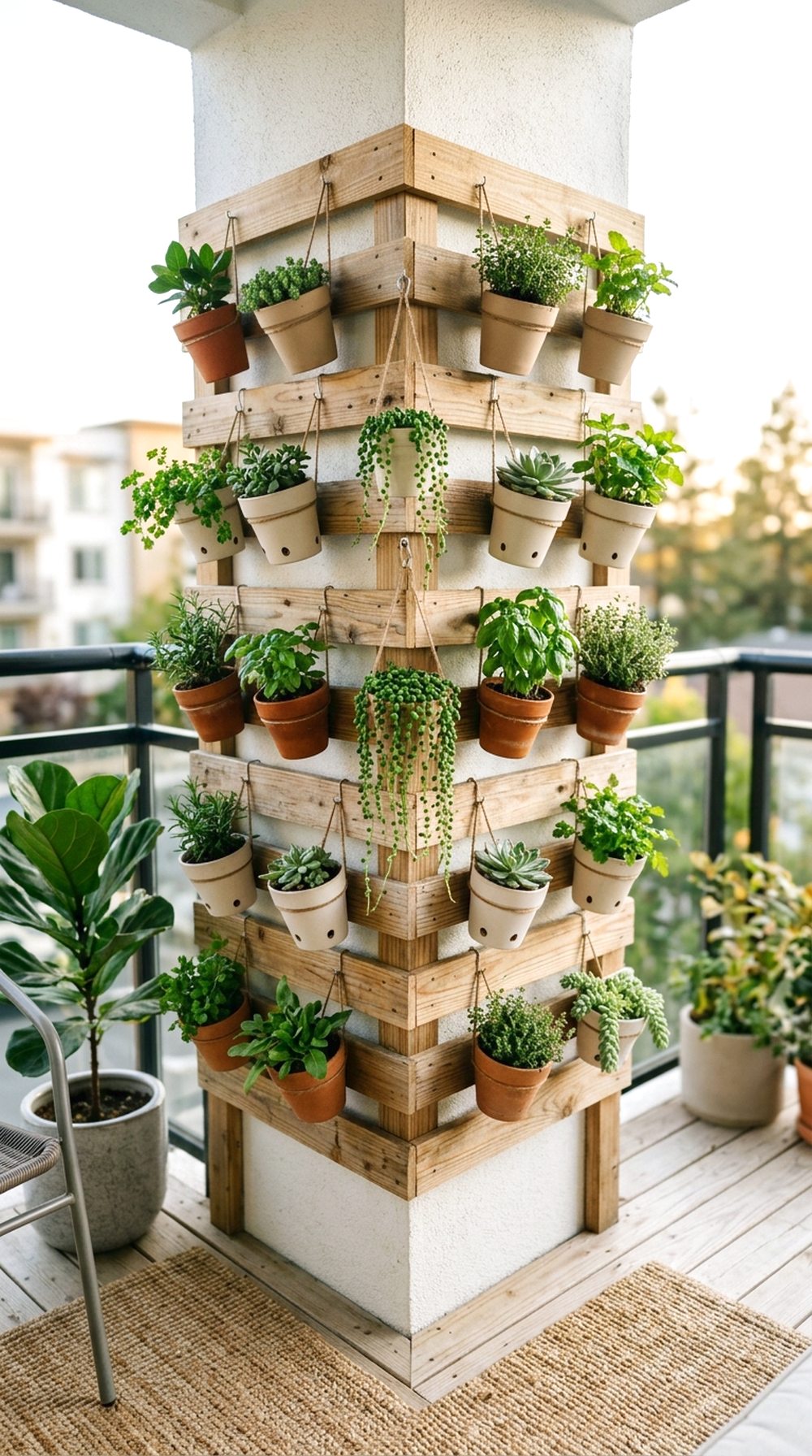 Vertical Corner Garden