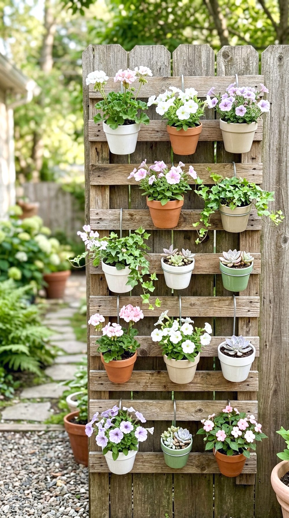 Vertical Flower Wall