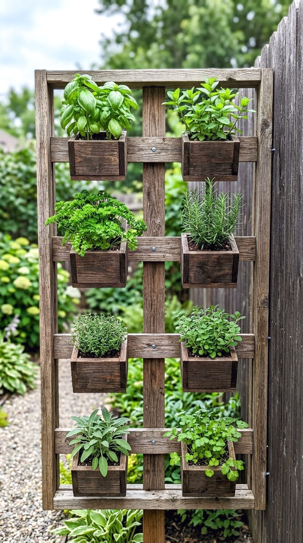 Vertical Herb Garden Wall