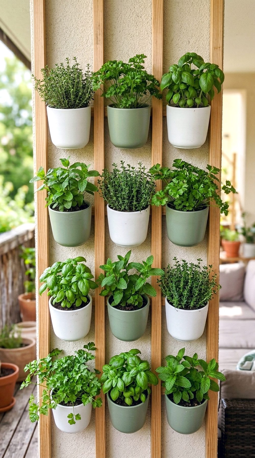Vertical Herb Wall