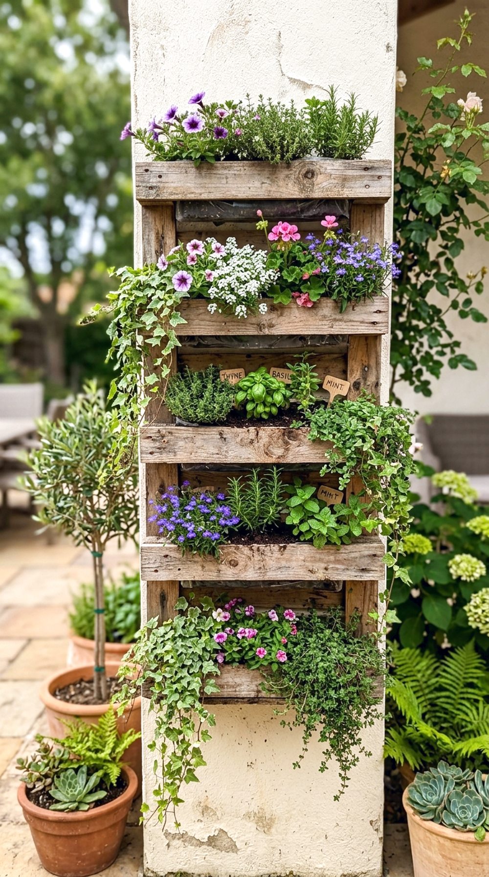 Vertical Pallet Planter