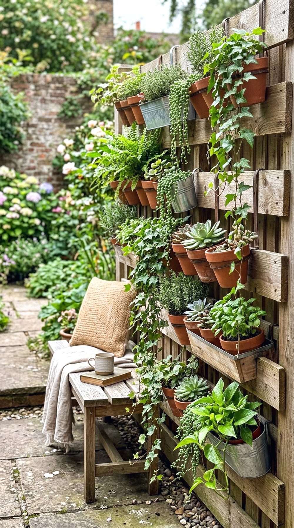 Vertical Planter Fence