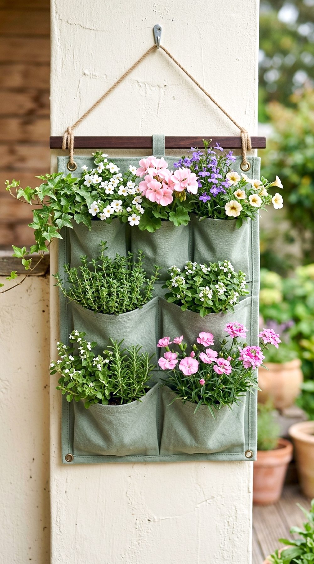 Vertical Pocket Flower Planter