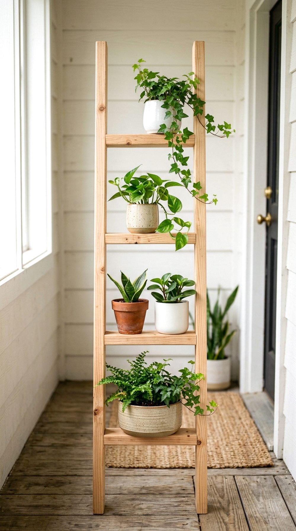 Vertical Porch Plant Ladder