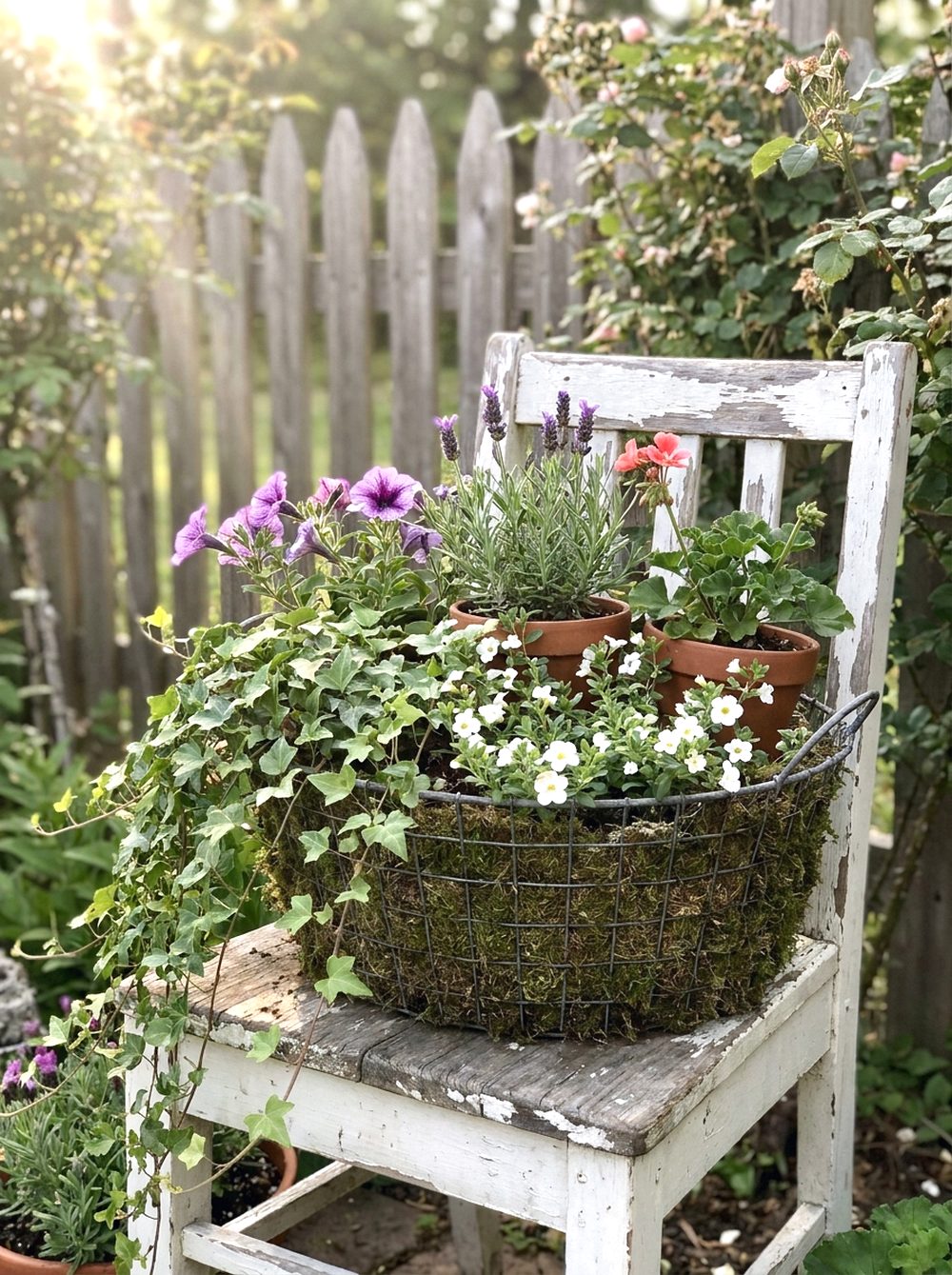 Vintage Chair Planter