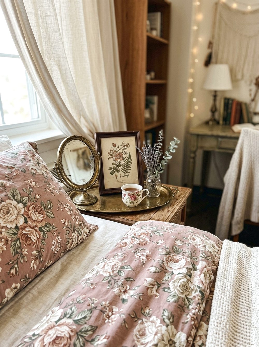 Vintage Floral Dorm Theme