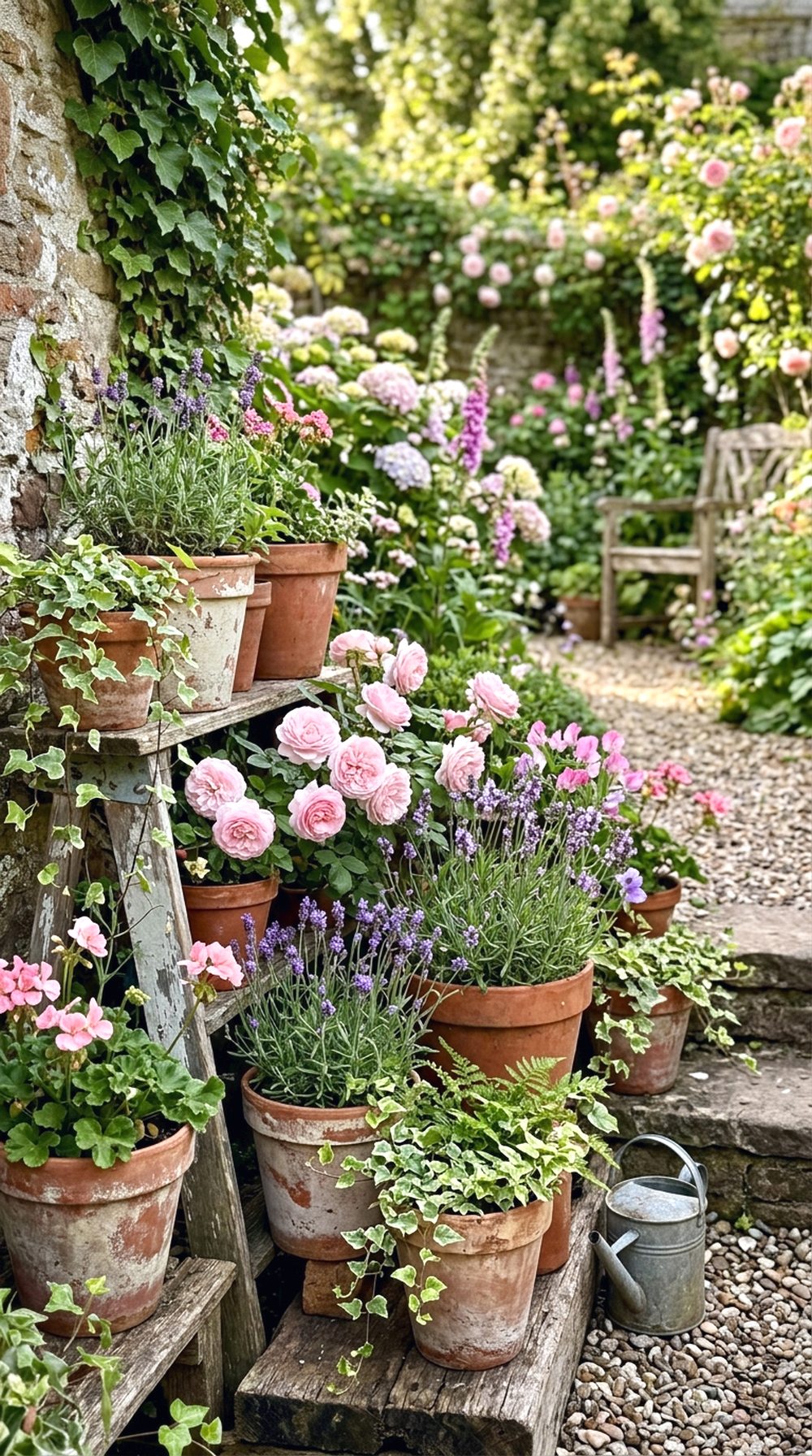 Vintage Flower Pot Corner