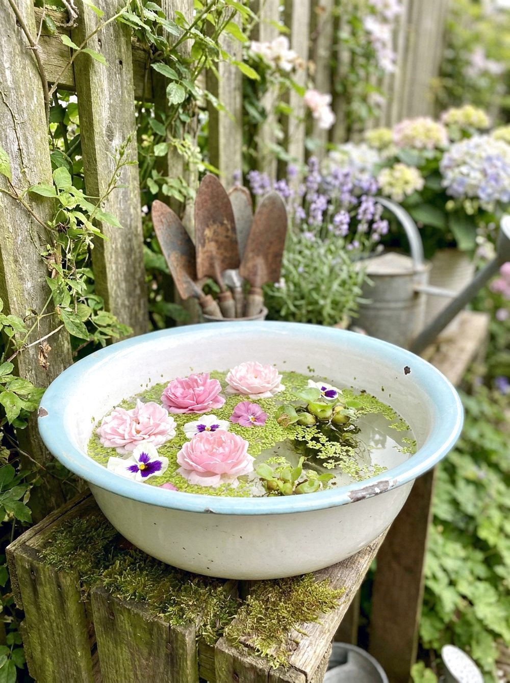 Vintage Wash Bowl Micro Pond