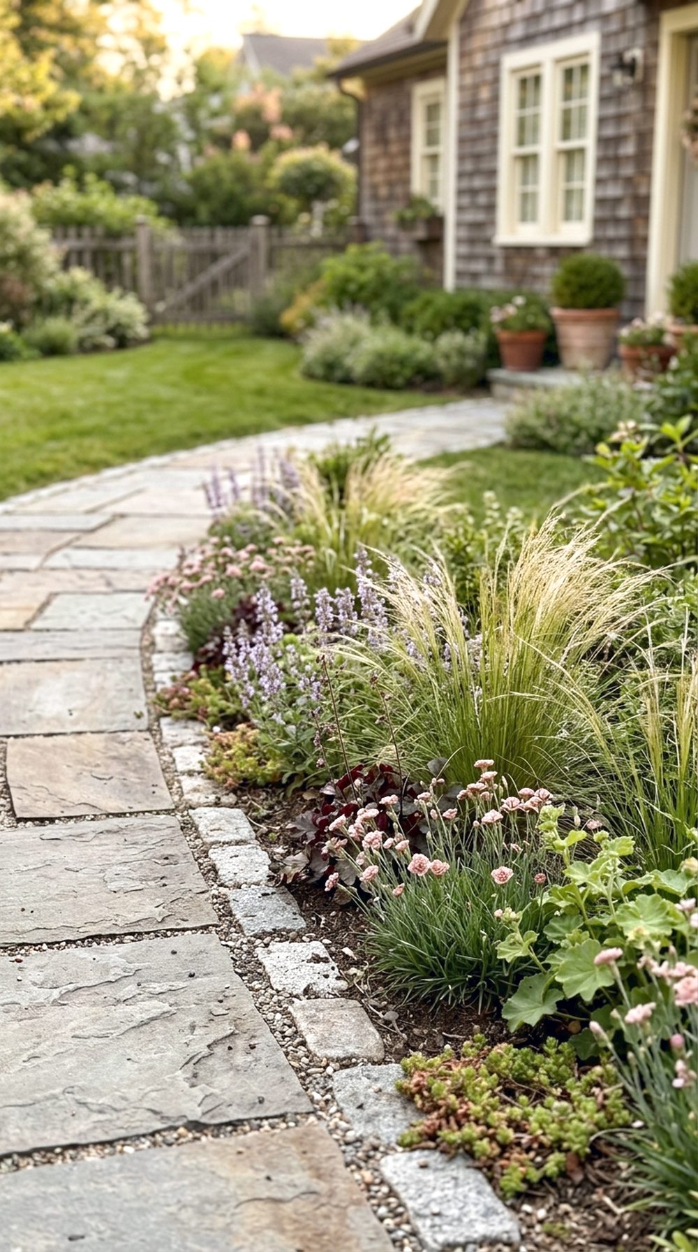 Walkway Flower Bed
