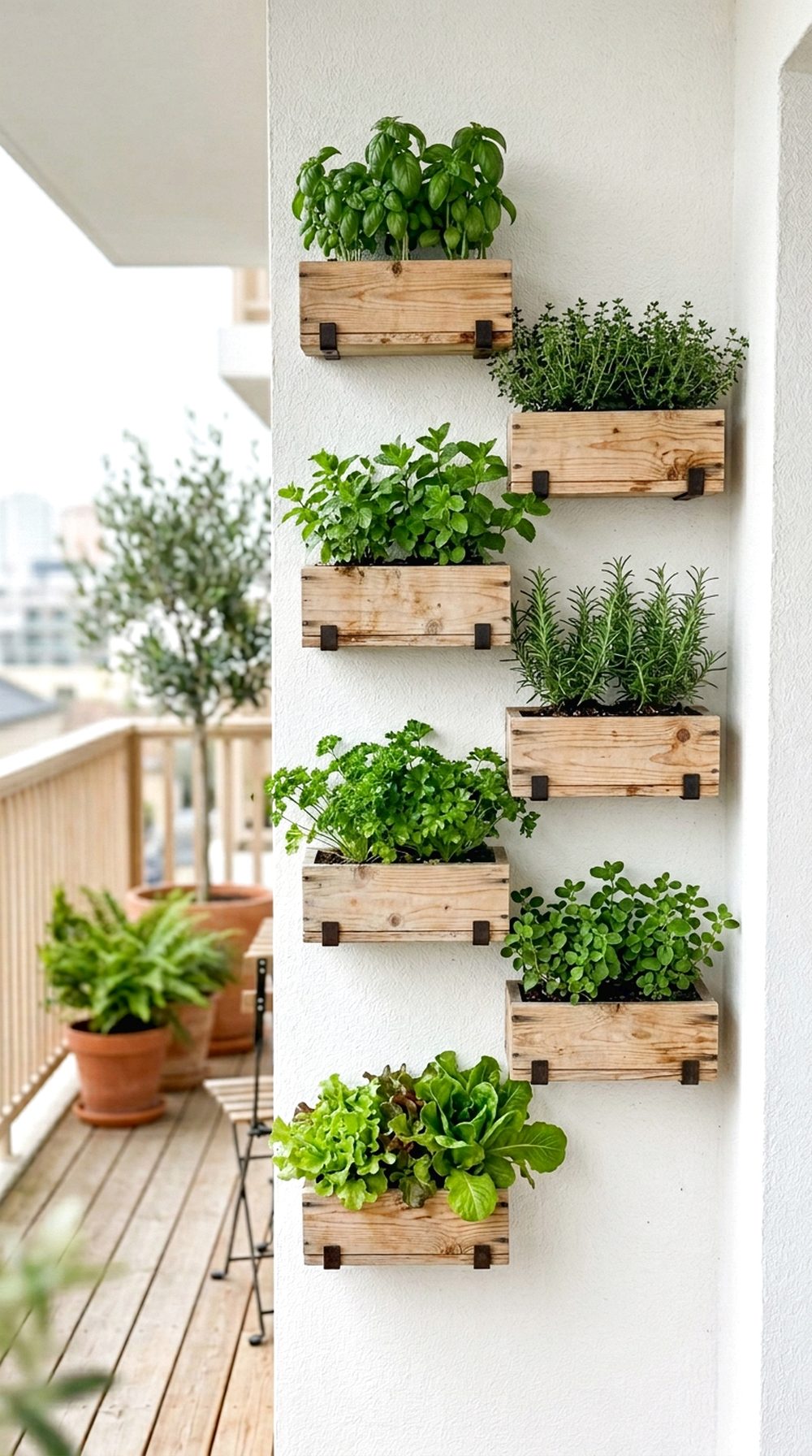 Wall-Mounted Container Garden