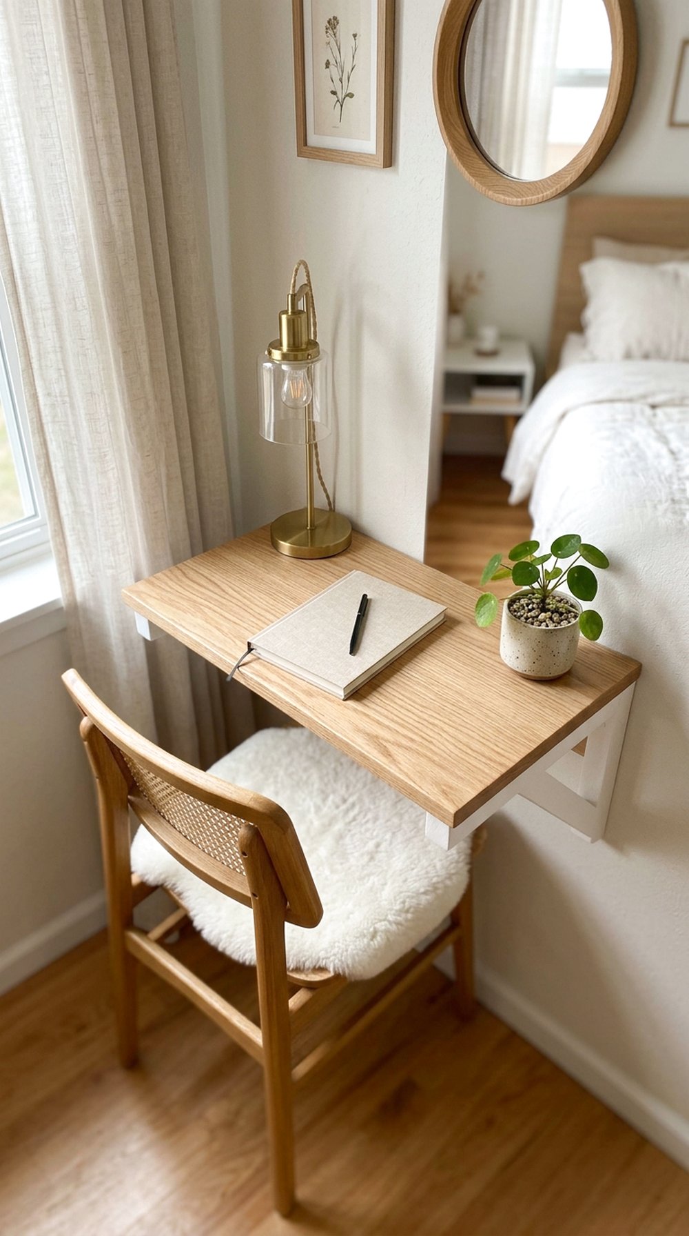 Wall-Mounted Mini Desk