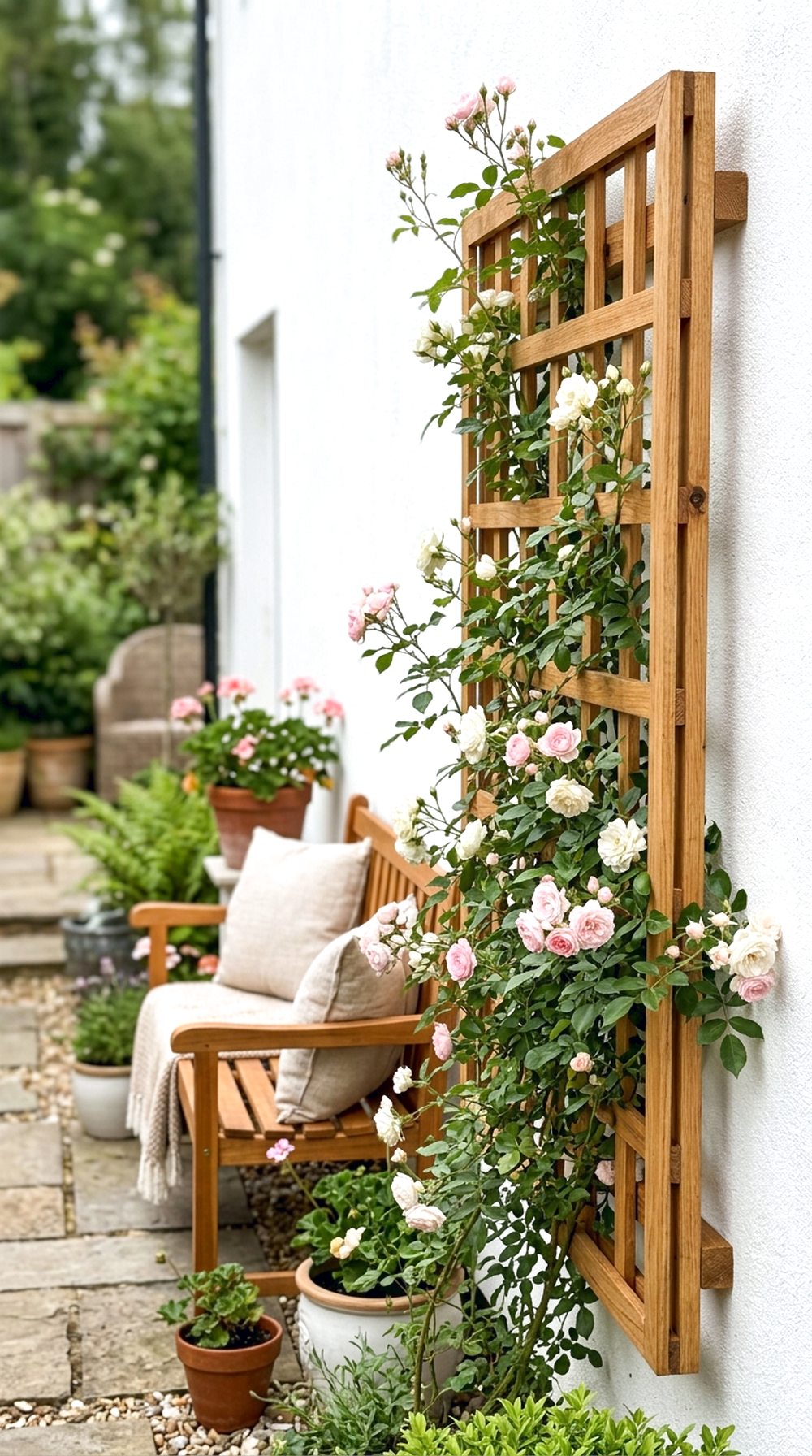 Wall-Mounted Trellis