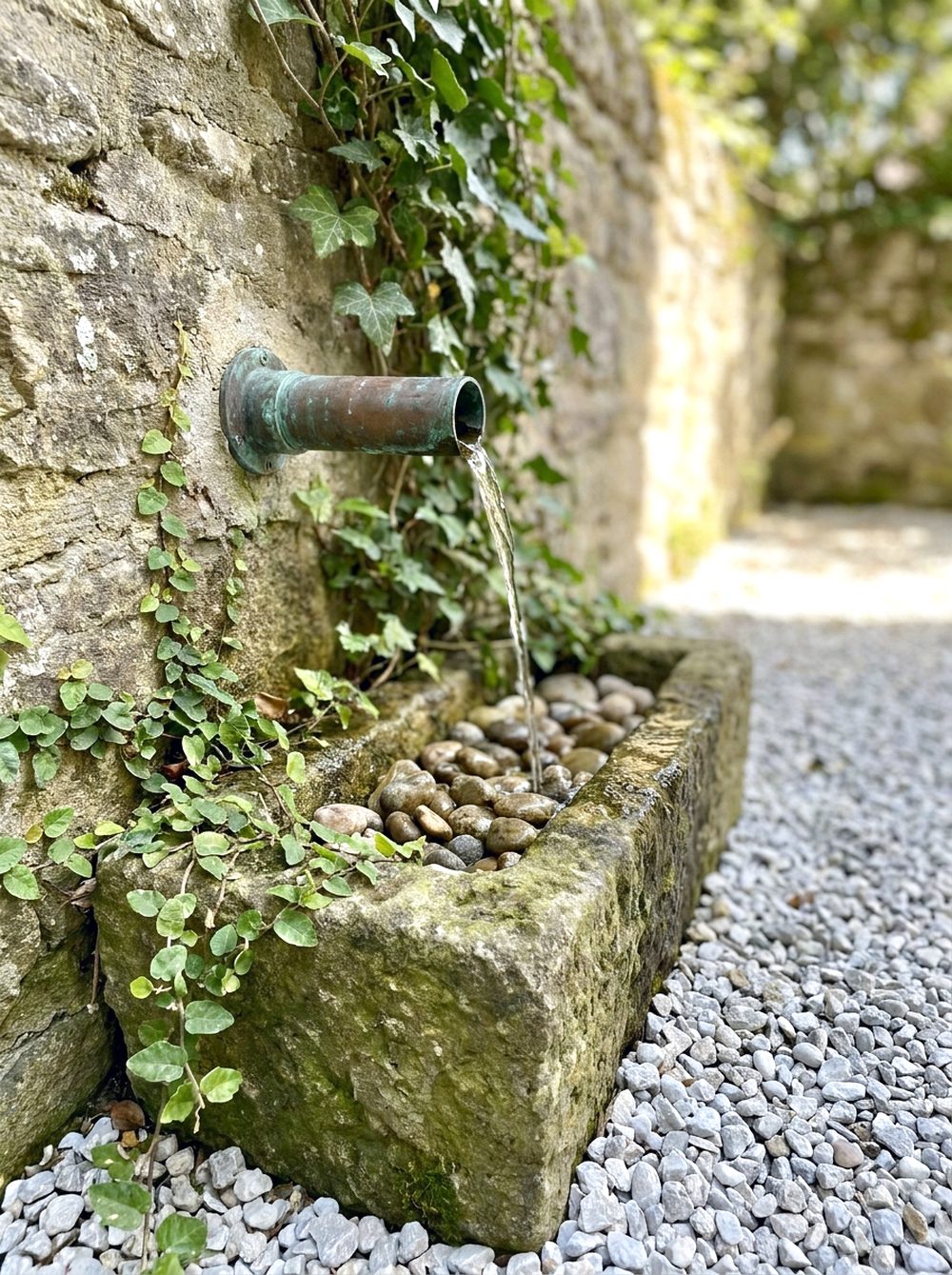 Wall-Mounted Water Spout