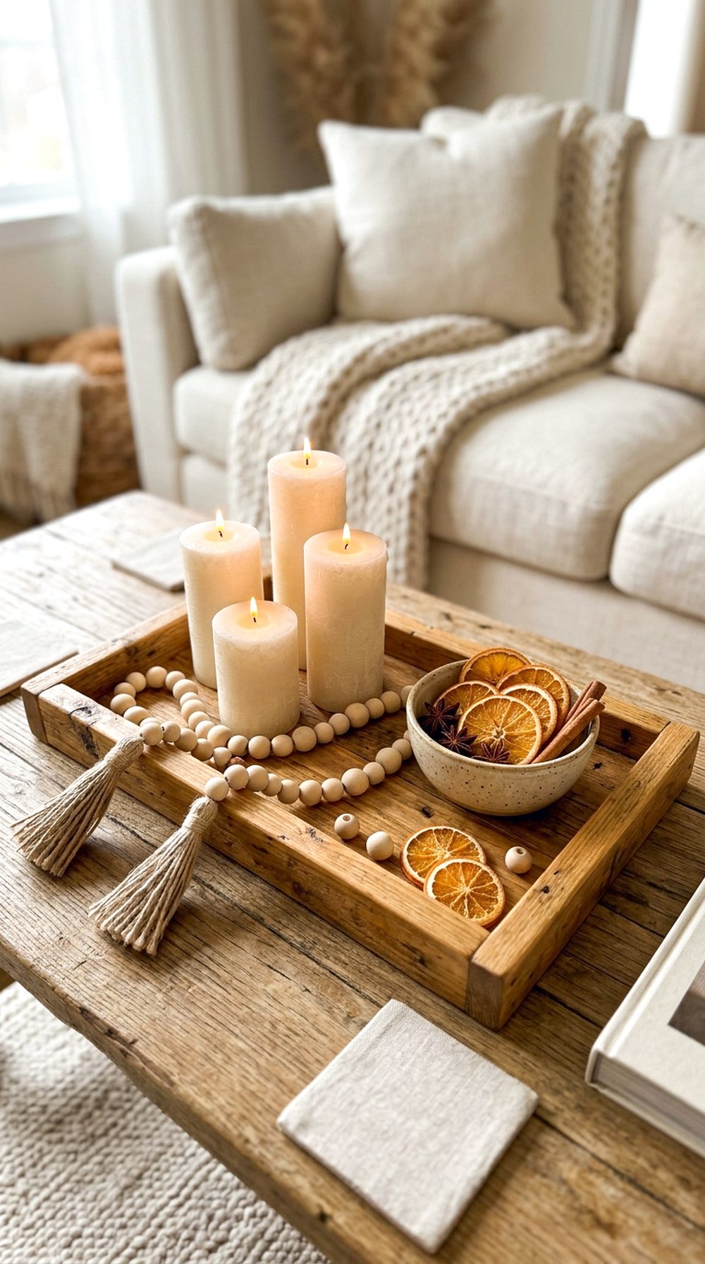 Warm Candle Tray
