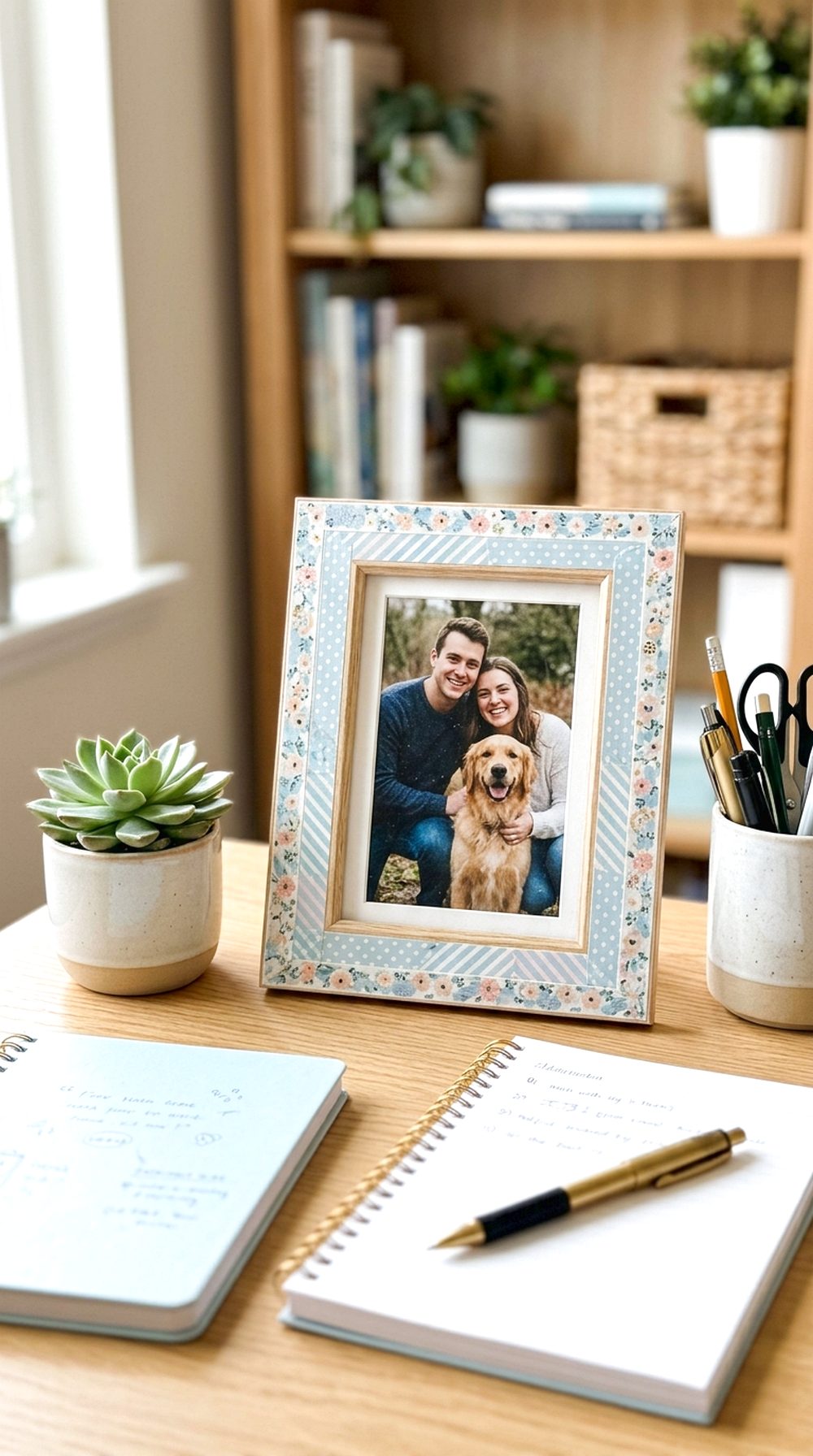 Washi Tape Frame Makeover
