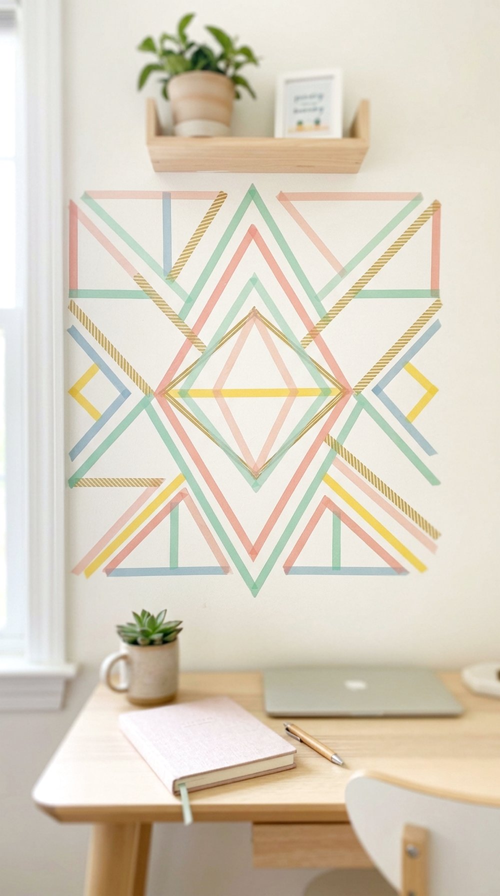 Washi Tape Wall Design
