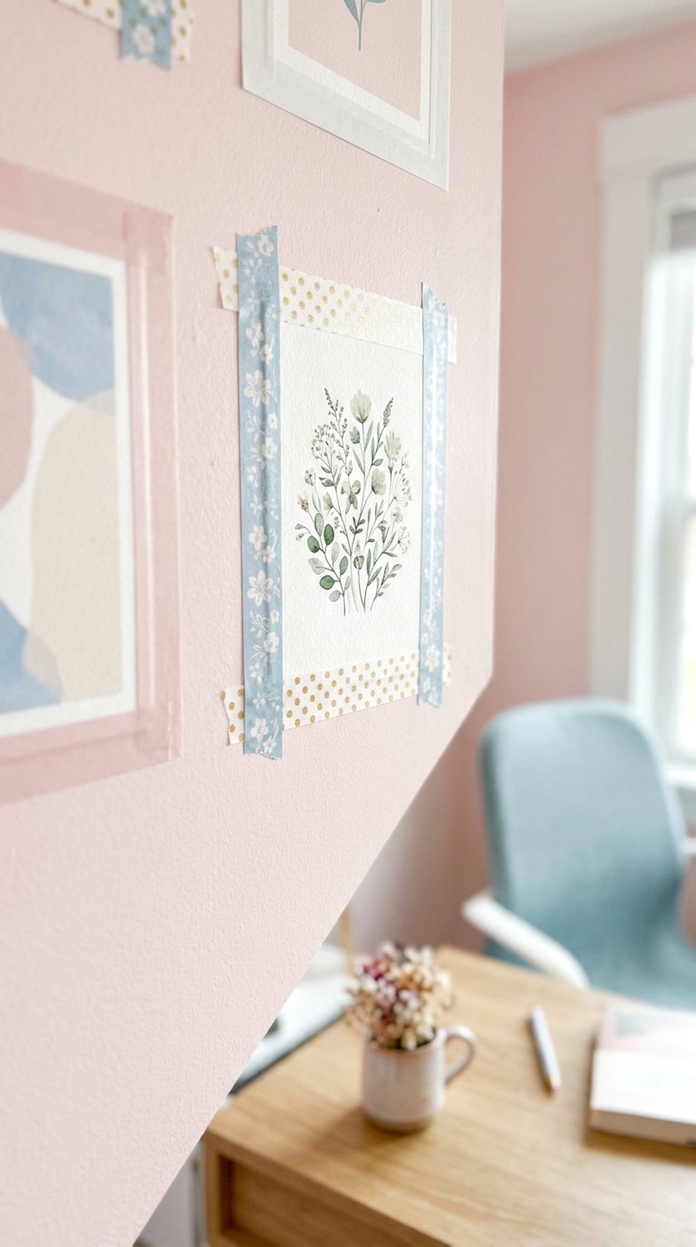 Washi Tape Wall Frames