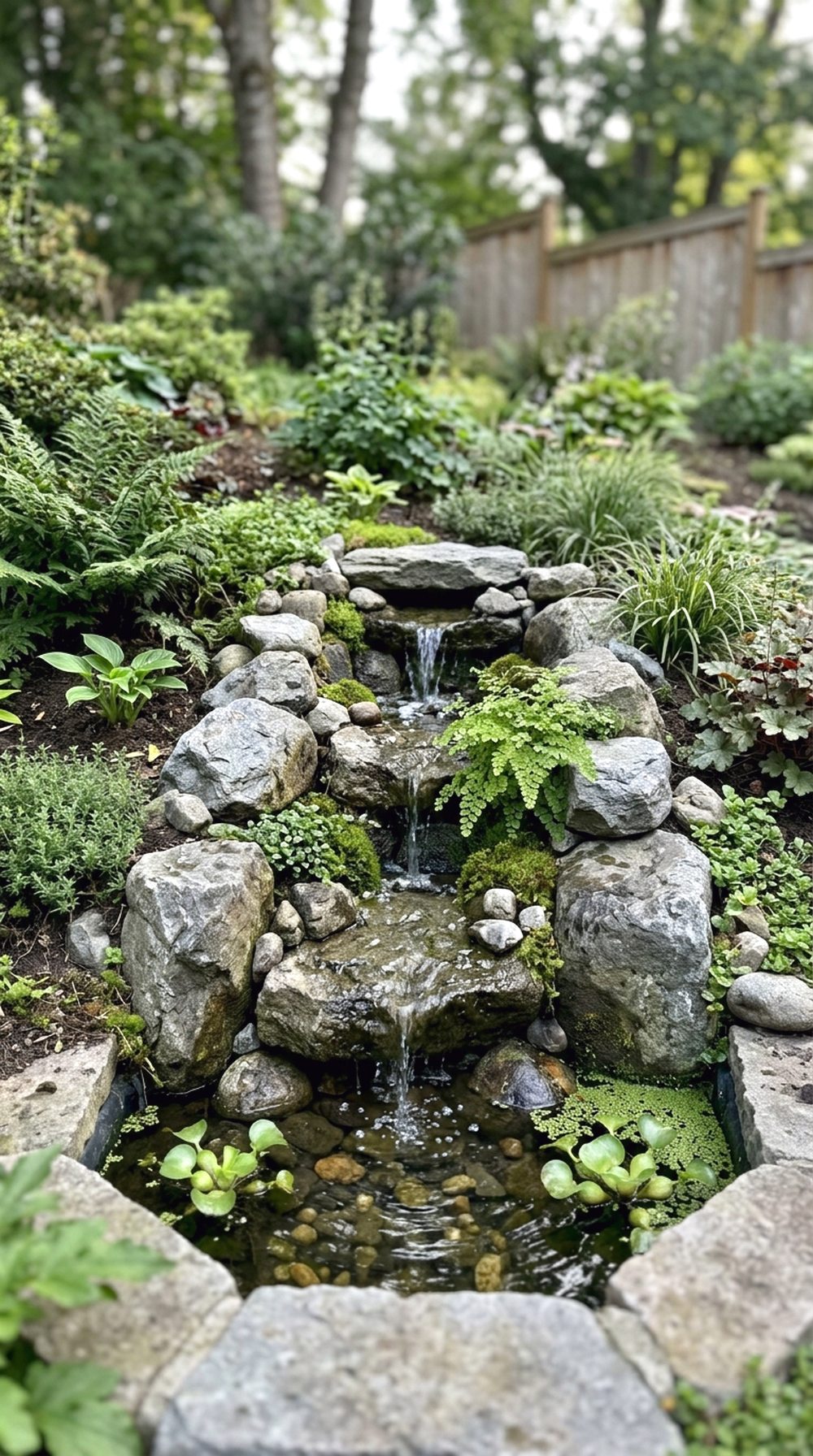 Water Feature on a Slope