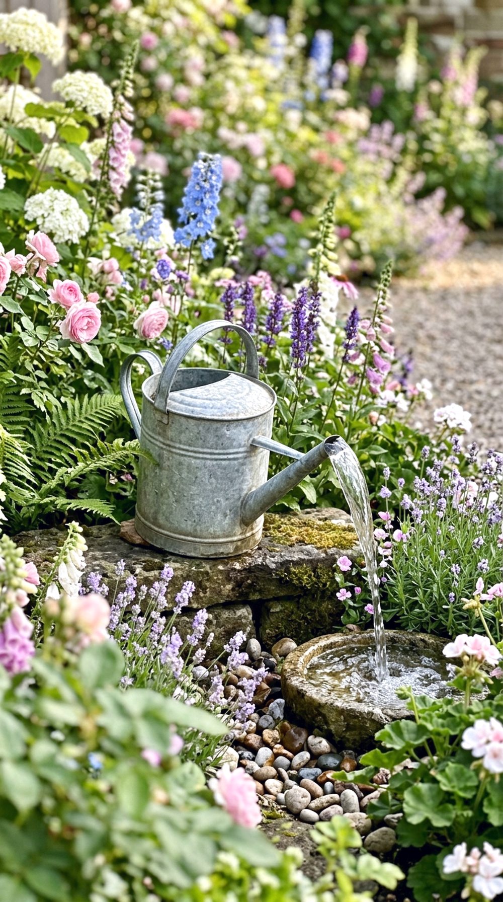 Watering Can Fountain