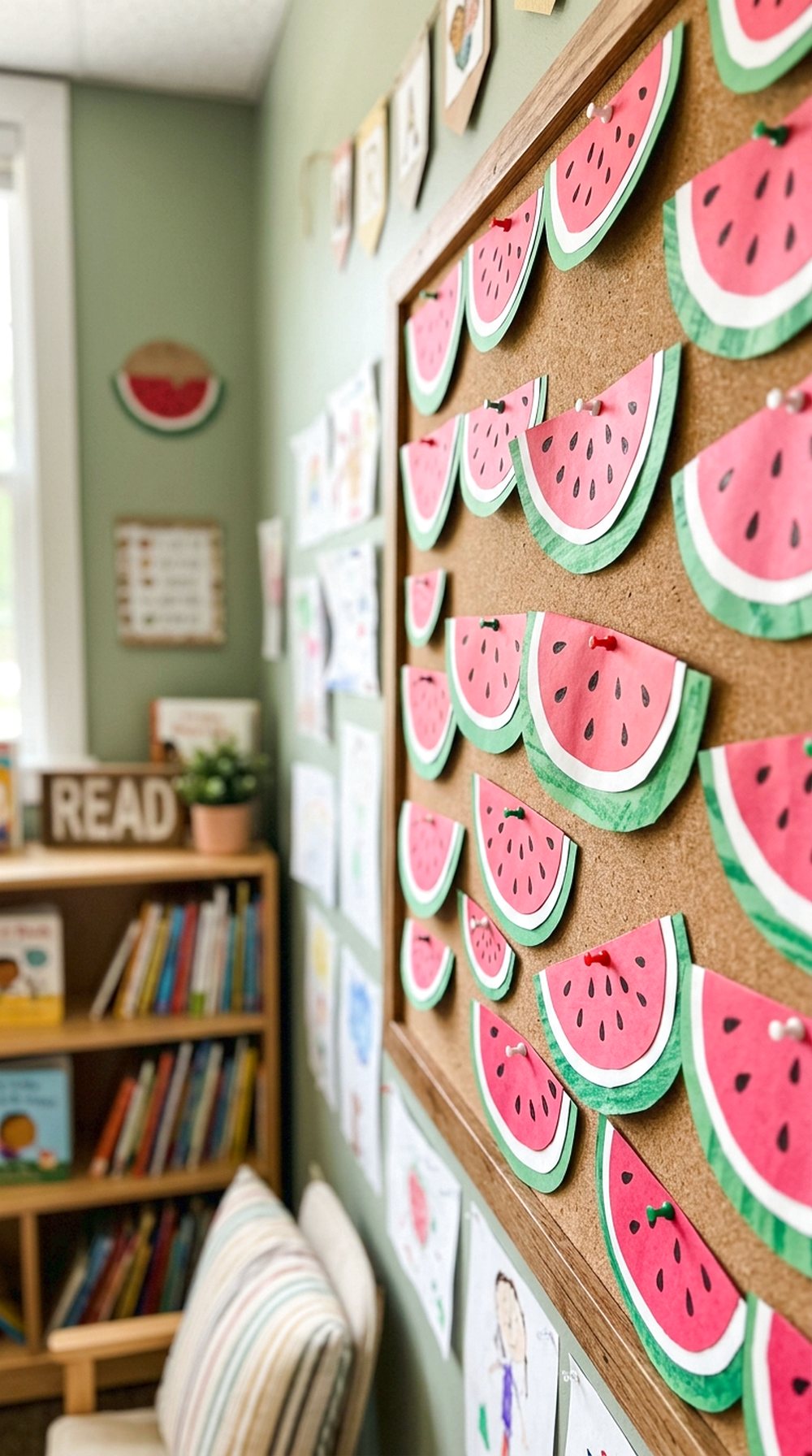 Watermelon Slice Bulletin Board