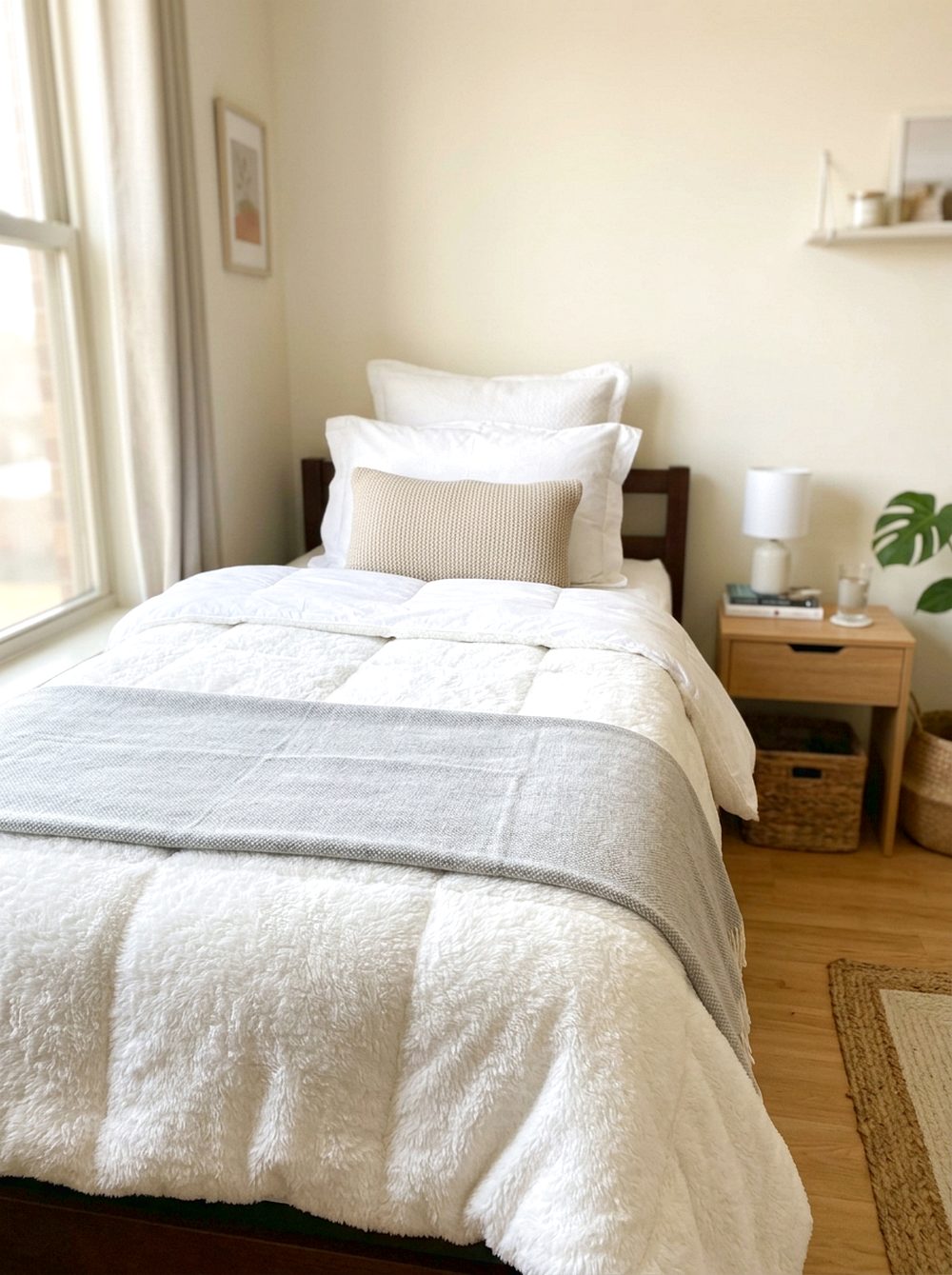 White Hotel-Style Bedding