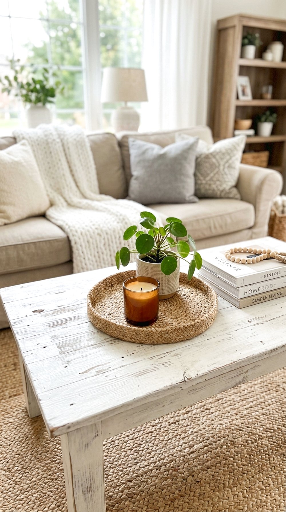 Whitewashed Coffee Table