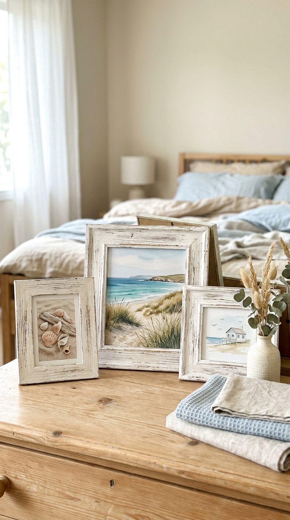Whitewashed Picture Frames