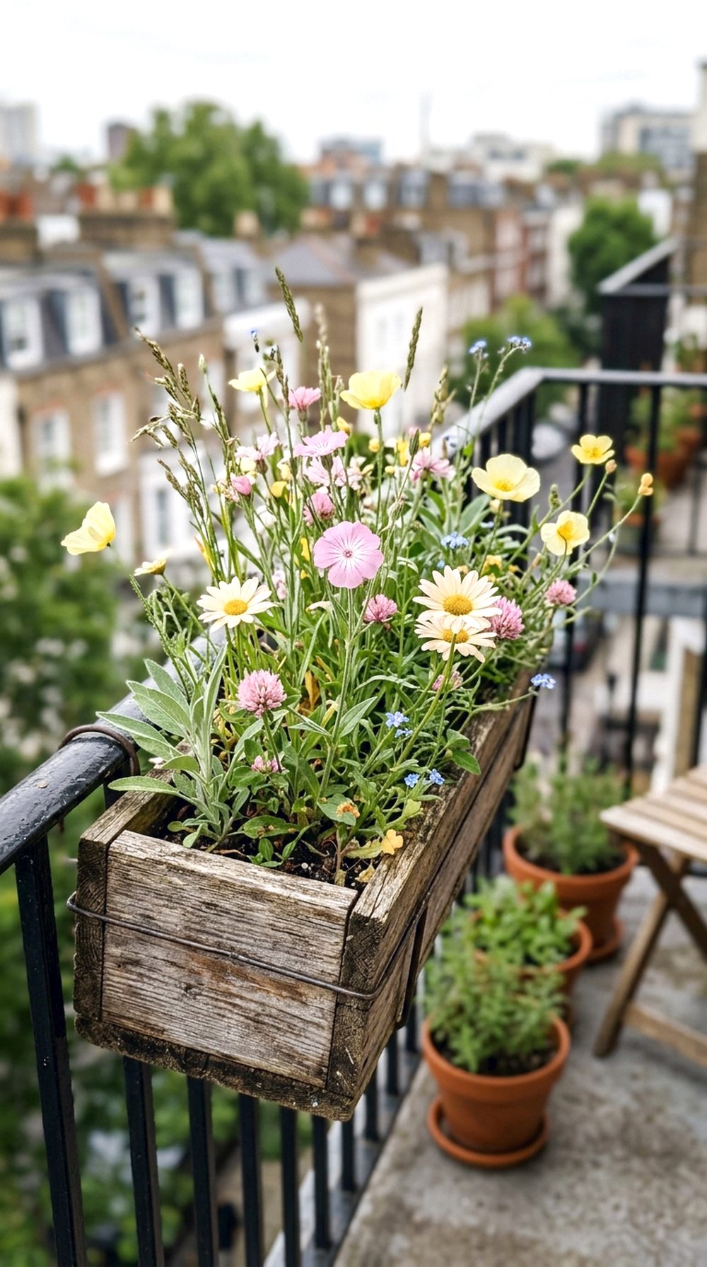 Wildflower Balcony Box