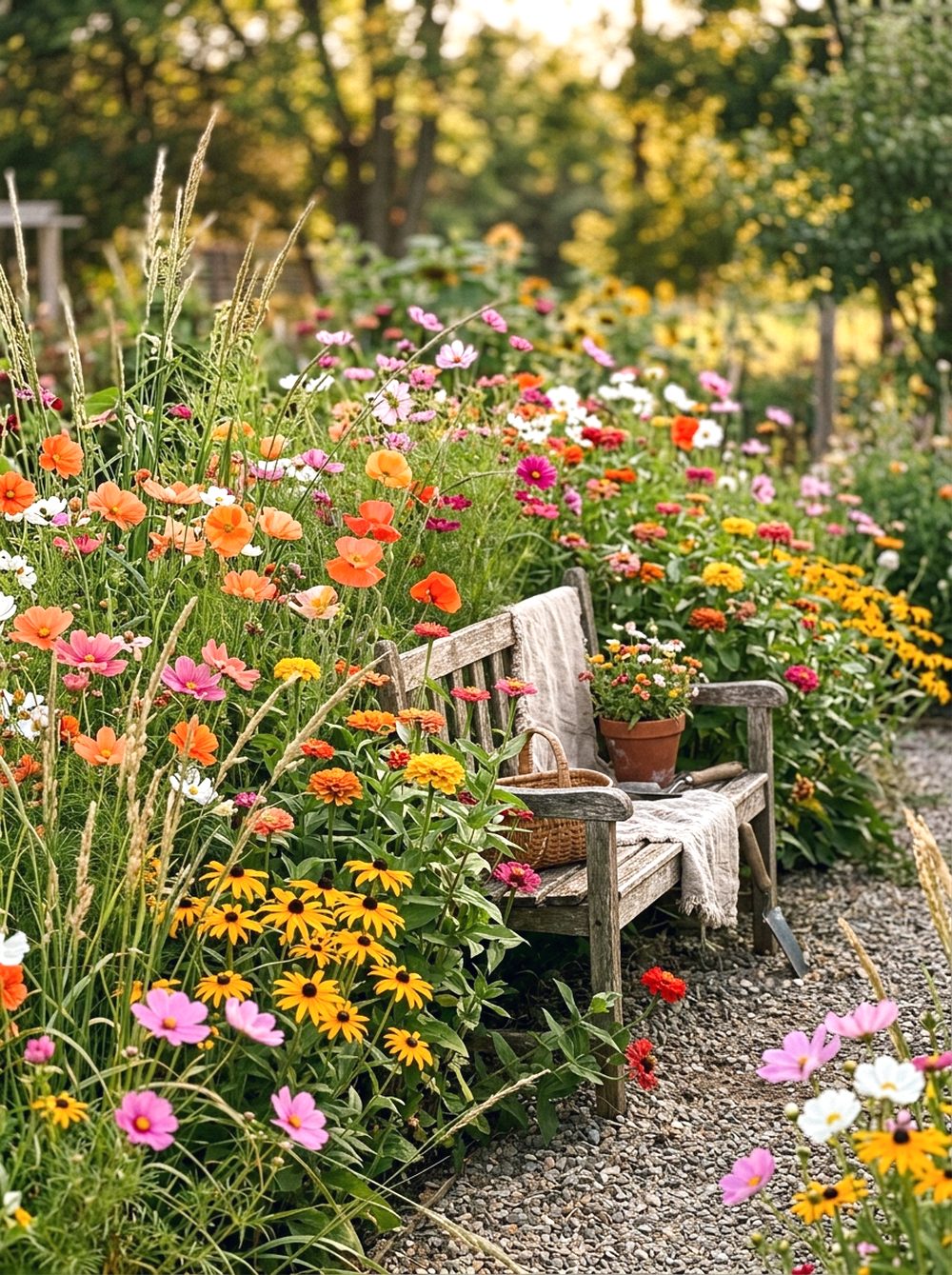 Wildflower Garden Corner