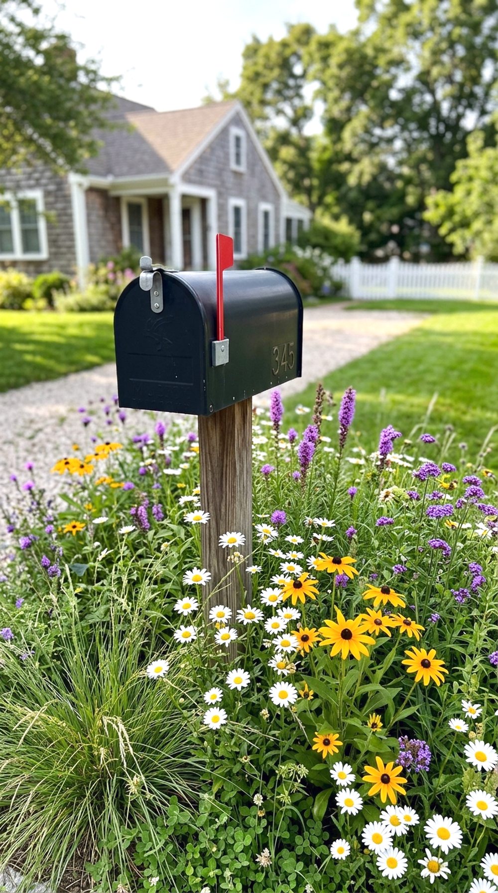 Wildflower Mailbox Garden