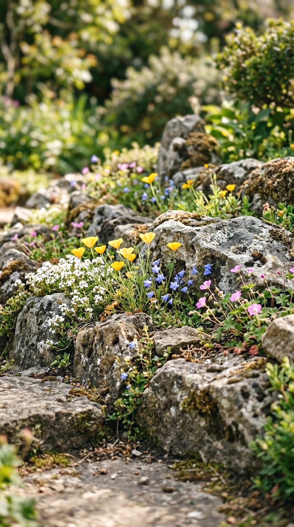 Wildflower Rock Garden