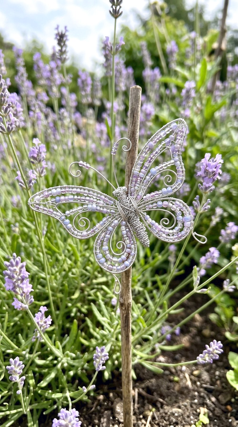Wire Butterfly Garden Decor