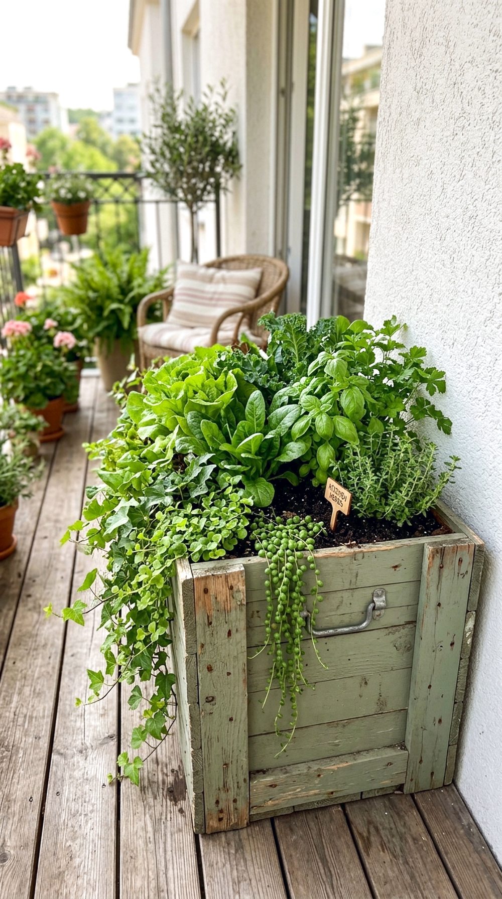 Wooden Crate Garden