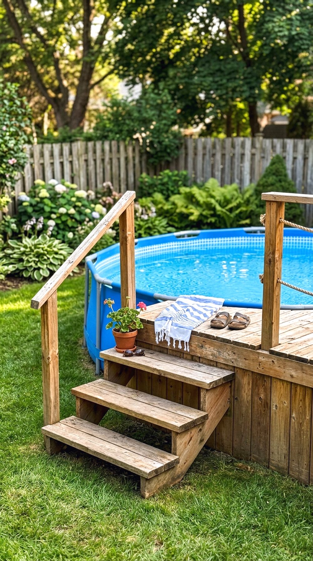 Wooden Deck Edge