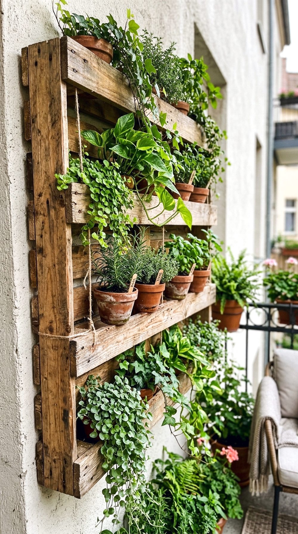 Wooden Pallet Vertical Garden