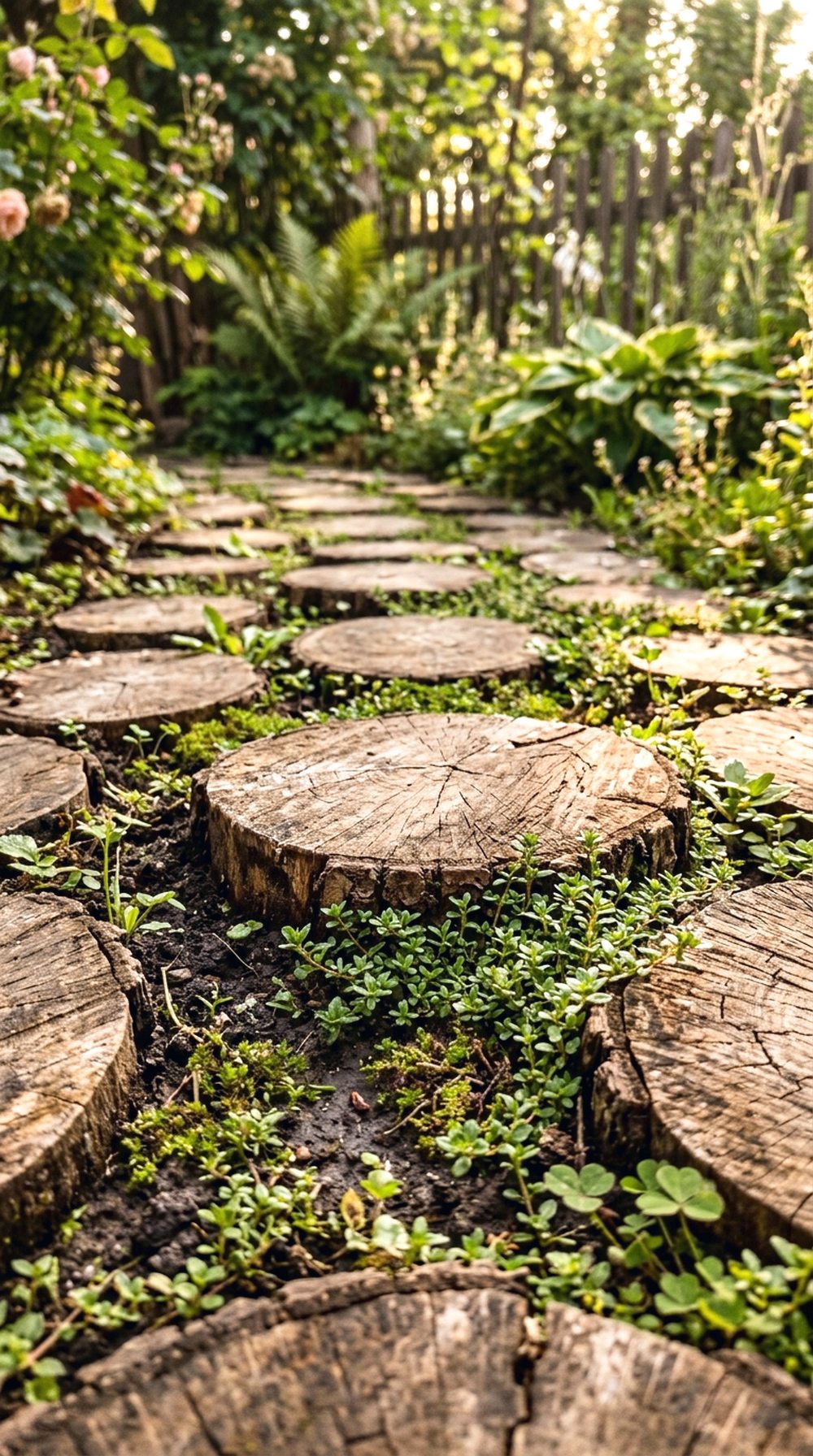 Wooden Slice Walkway