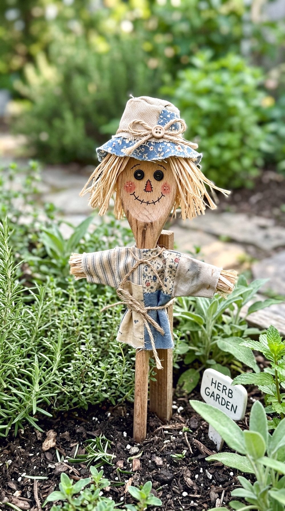 Wooden Spoon Scarecrow