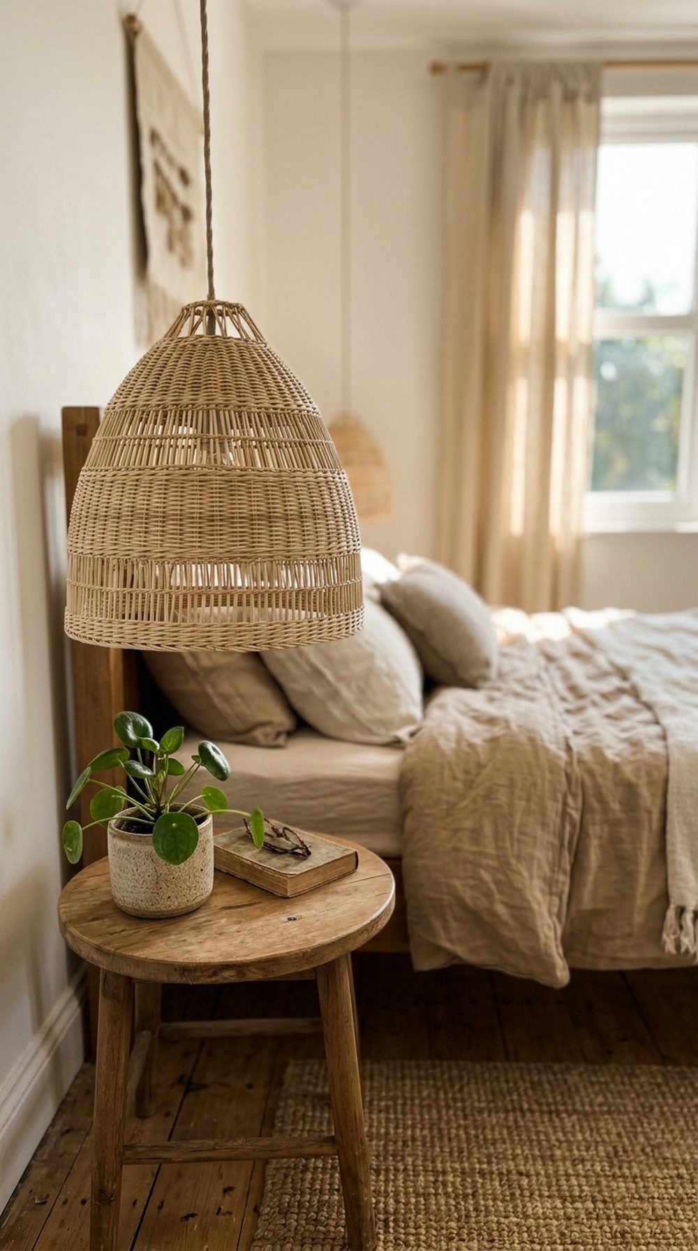 Woven Rattan Lampshade